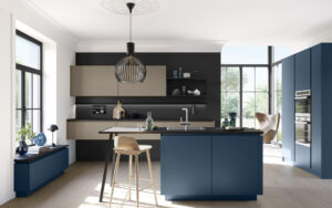 Kitchen Trends 2022 Porto GL kitchen in Ocean Blue